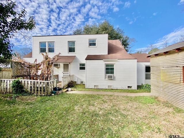 102 Gordon Dr, Crockett, TX 75835 - back of property featuring cooling unit