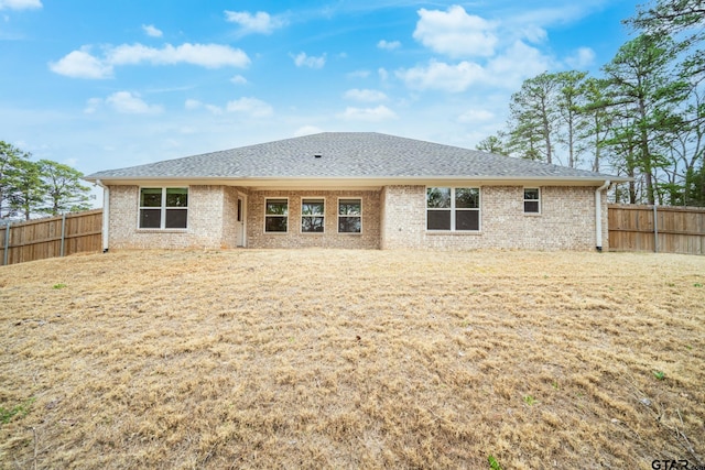 view of back of property