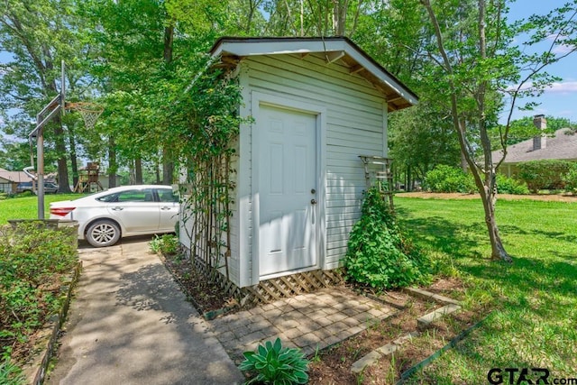 1805 Greenway St, Gilmer, TX 75644 - view of shed
