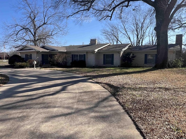 view of ranch-style house