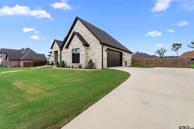 12293 Harlon St, Flint, TX 75762 - view of home's exterior with brick siding, a garage, and concrete driveway
