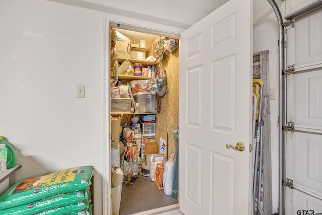 view of pantry