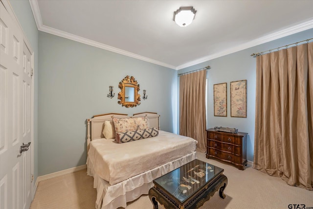 2003 Royal Oak Dr, Tyler, TX 75703 - carpeted bedroom with crown molding and baseboards