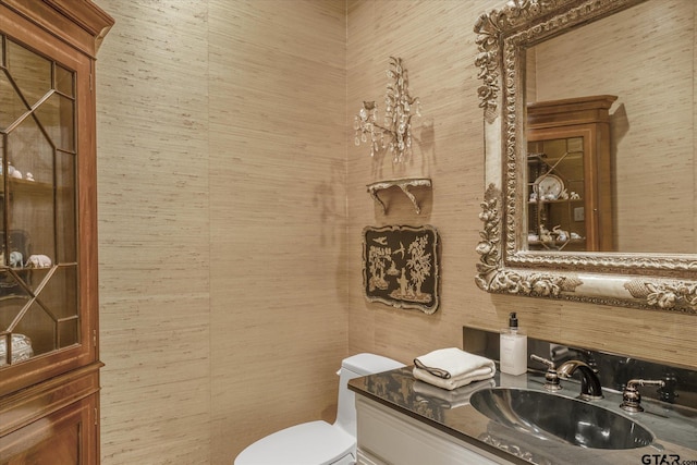 2003 Royal Oak Dr, Tyler, TX 75703 - bathroom with vanity and toilet