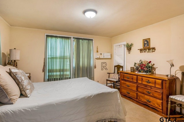 2200 N Horn Ave, Tyler, TX 75702 - bedroom featuring ornamental molding and carpet flooring