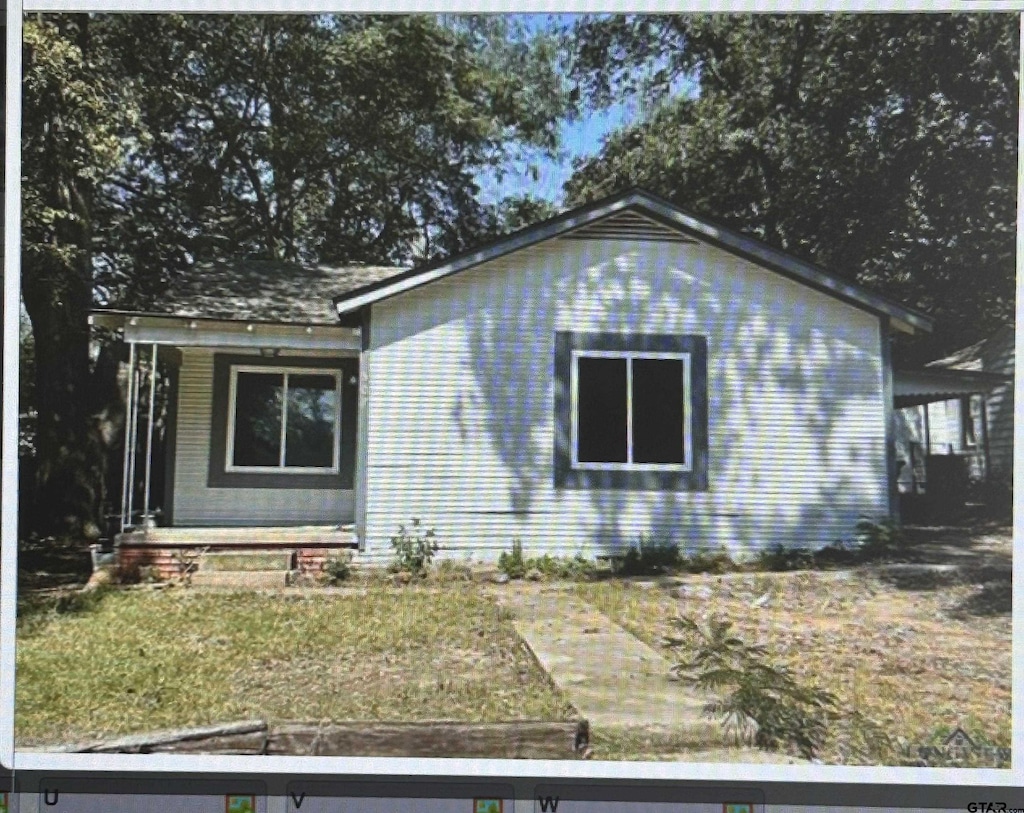 view of bungalow-style home
