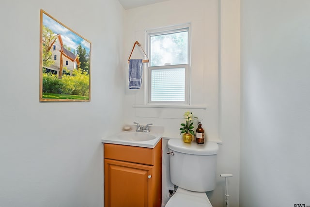 704 W 3rd St, Tyler, TX 75701 - bathroom featuring vanity and toilet