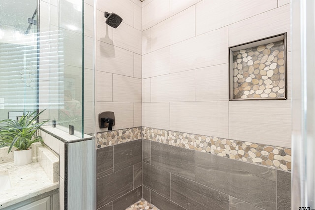 1490 Fm 13 E, Troup, TX 75789 - full bathroom with tiled shower and vanity