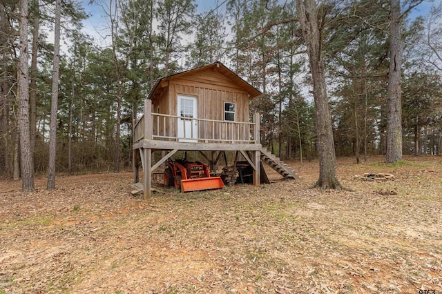 1490 Fm 13 E, Troup, TX 75789 - view of outdoor structure featuring stairs