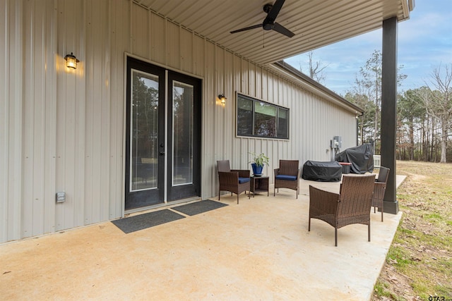 1490 Fm 13 E, Troup, TX 75789 - view of patio featuring a ceiling fan