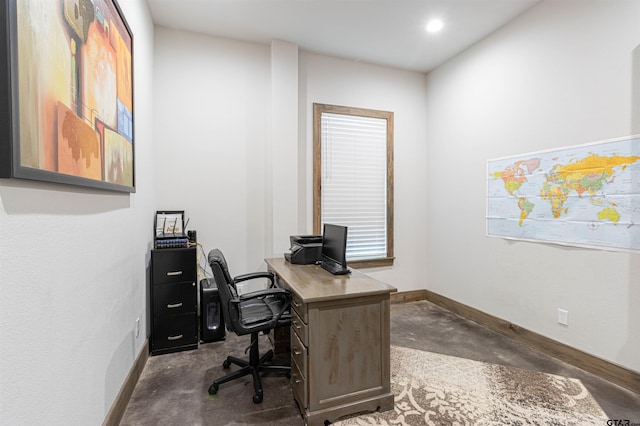 1490 Fm 13 E, Troup, TX 75789 - office with baseboards and concrete flooring