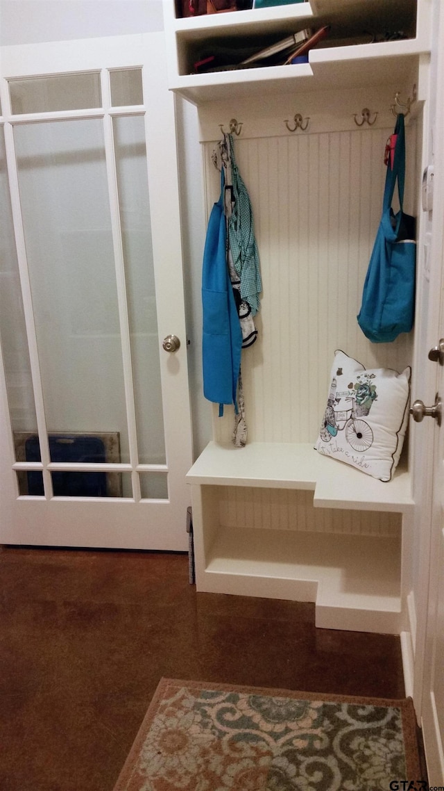 view of mudroom