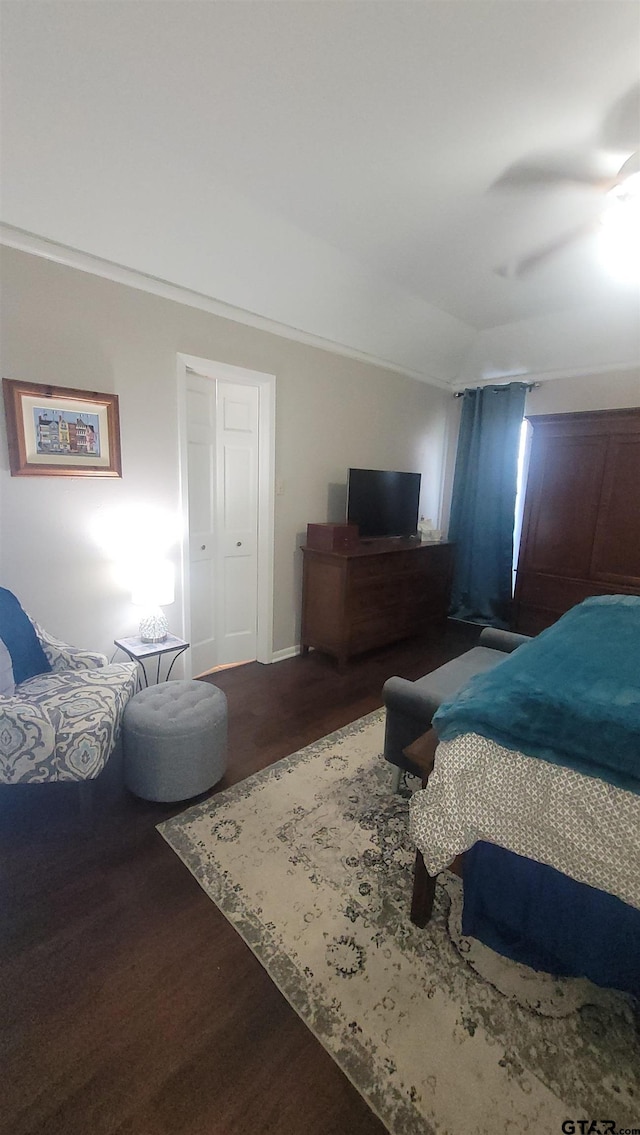 3802 Allendale Dr, Tyler, TX 75701 - bedroom featuring wood finished floors and a ceiling fan