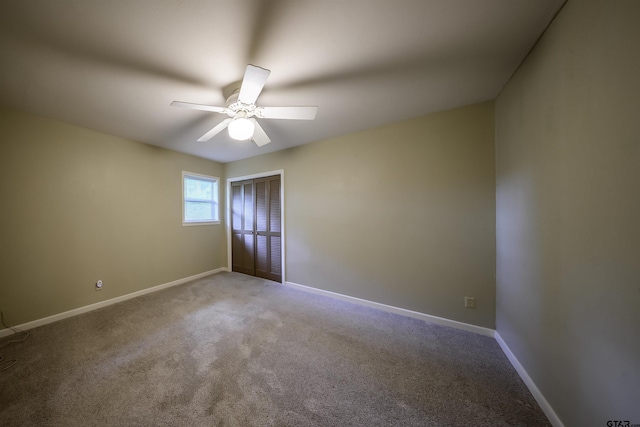 2929 Dinah Ln, Tyler, TX 75701 - spare room featuring ceiling fan and carpet