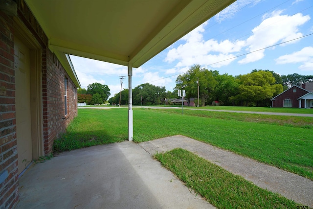 view of yard