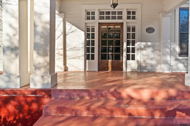 view of exterior entry