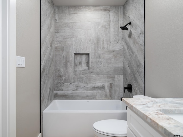 328 Heritage Way, Bullard, TX 75757 - full bath with vanity, toilet, and bathing tub / shower combination