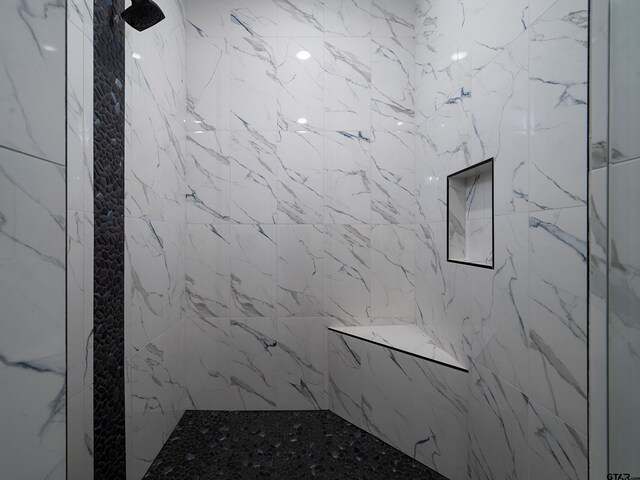 328 Heritage Way, Bullard, TX 75757 - bathroom featuring a marble finish shower