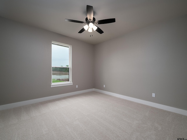 328 Heritage Way, Bullard, TX 75757 - unfurnished room featuring light colored carpet, a ceiling fan, and baseboards