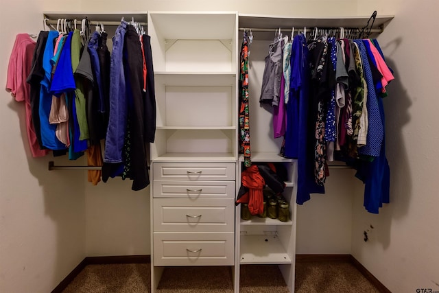 16850 Rainbow Ridge Cir, Tyler, TX 75707 - walk in closet with carpet floors