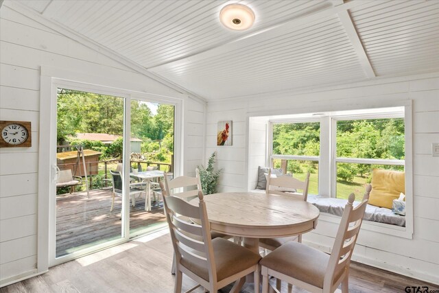 7928 Fm 127, Mount Pleasant, TX 75455 - sunroom featuring lofted ceiling and plenty of natural light