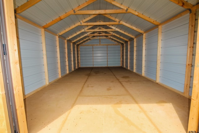 view of storage room