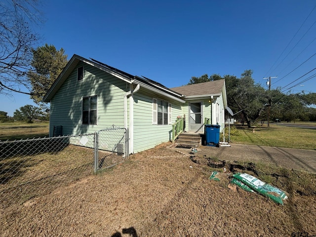 view of property exterior