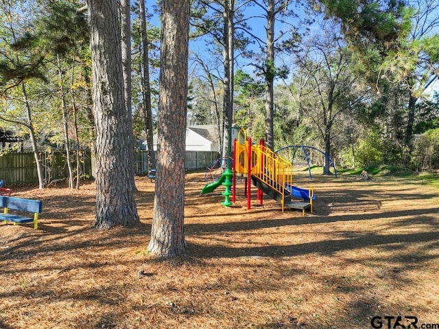 view of play area