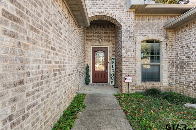 view of entrance to property