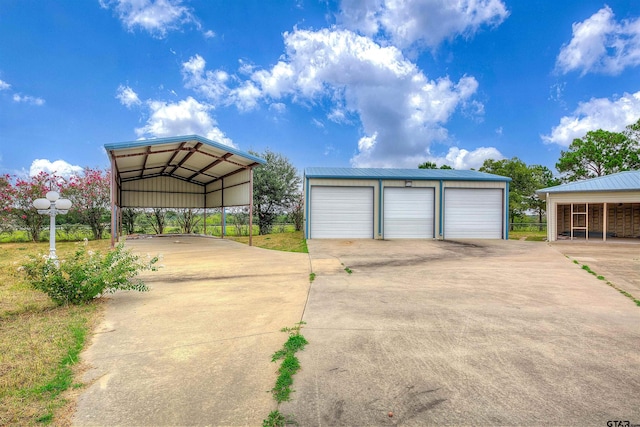 214 County Road 1900, Yantis, TX 75497 - detached garage with a carport