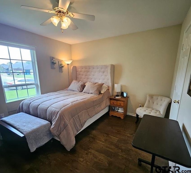 306 Cameron St, Whitehouse, TX 75791 - bedroom featuring wood finished floors and a ceiling fan