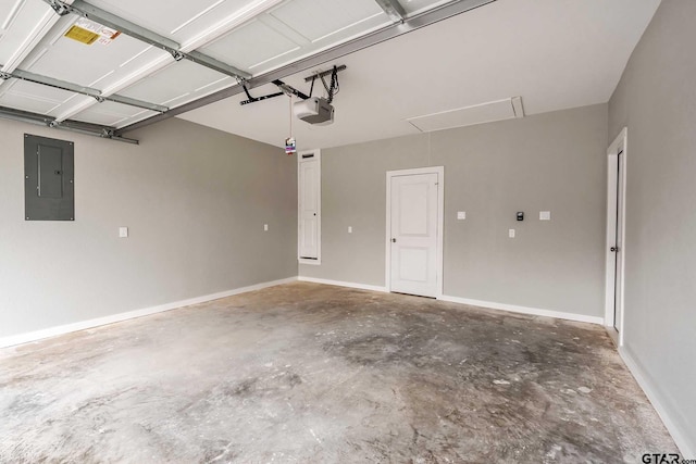 1608 N Englewood Ave, Tyler, TX 75702 - garage featuring electric panel and a garage door opener