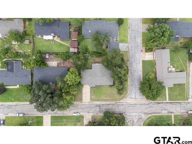 1812 Montrose Dr, Tyler, TX 75701 - aerial overview of property's location featuring nearby suburban area