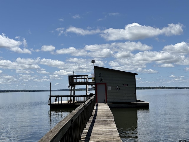20868 Bay Shore Dr, Flint, TX 75762 - dock featuring a water view