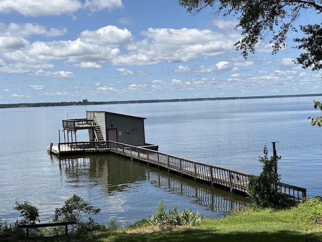 20868 Bay Shore Dr, Flint, TX 75762 - dock area featuring a water view