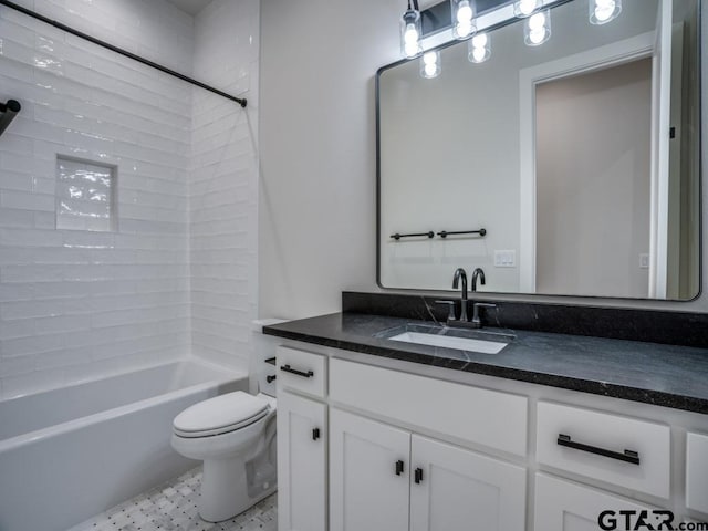 2424 Bellview Cir, Tyler, TX 75709 - full bath featuring vanity and washtub / shower combination