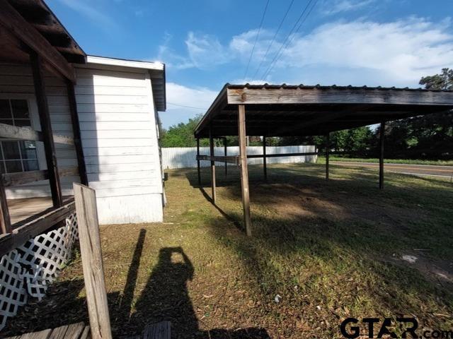 2401 E Fm 852, Winnsboro, TX 75494 - view of yard with fence