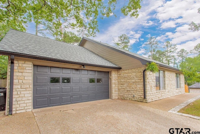 425 Lakeview Dr, Hideaway, TX 75771 - garage with concrete driveway