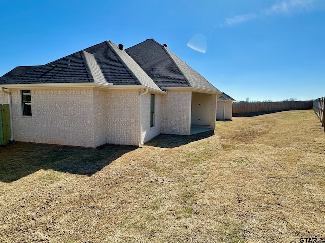 view of back of property