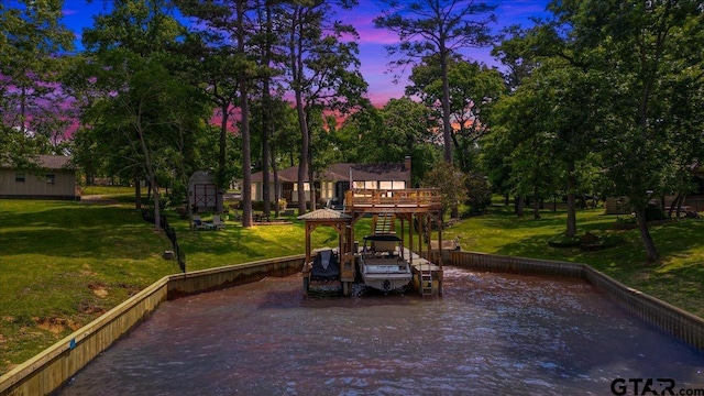 23324 Bay Side Dr, Bullard, TX 75757 - view of patio with a shed and a deck