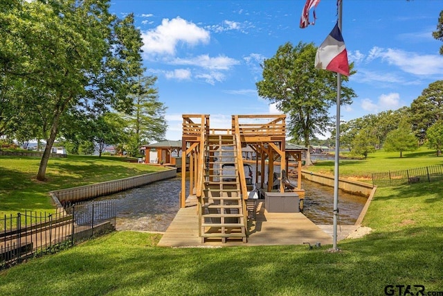 23324 Bay Side Dr, Bullard, TX 75757 - view of jungle gym featuring a water view