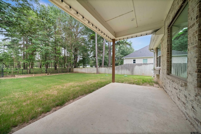 21488 Forest Pl, Flint, TX 75762 - fenced backyard featuring a patio