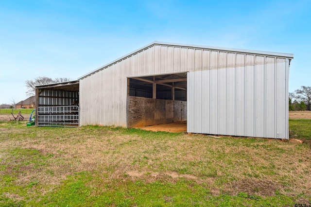 1609 Oak Grove Rd, Quitman, TX 75783 - view of pole building with a yard