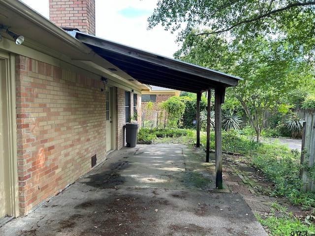 view of patio