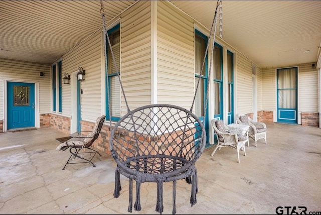 view of patio / terrace featuring a porch