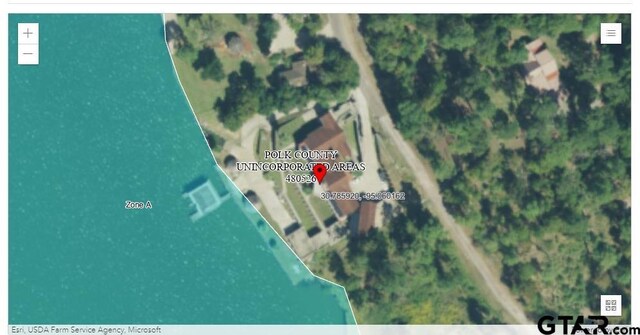 464 Forest Hills Dr, Livingston, TX 77351 - map of property location featuring property parcel outlined