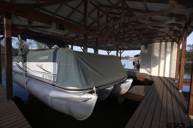 12523 S Hillcreek Rd, Whitehouse, TX 75791 - dock with boat lift and a water view