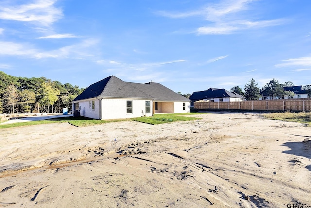 view of rear view of house