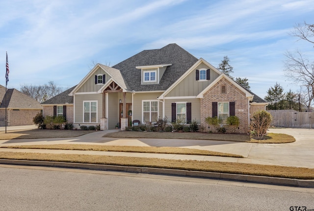 view of craftsman house