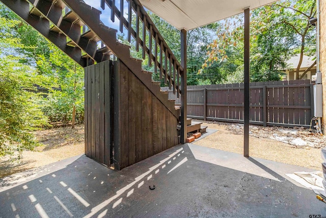 exterior space with a patio area